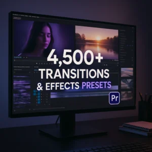 4,500+ Adobe Premiere Pro Transitions & Effects Presets – Elevate Your Video Editing