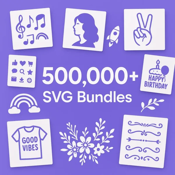 500,000+ SVG Bundles – Endless Scalable Vector Graphics for Every Project