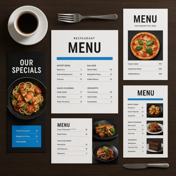 Canva – Restaurant Template Collection | Menus, Flyers & Social Media Kits